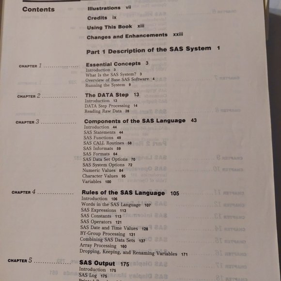SAS language book - Picture 2 of 13